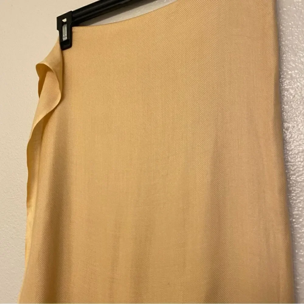 Tan beige large oversized fringe Pashmina Scarf Wrap Shawl 24x96